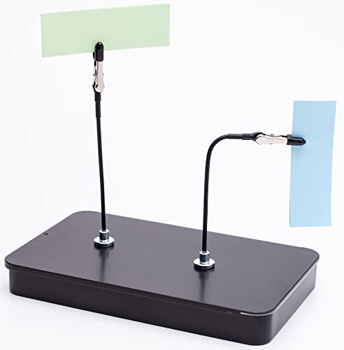 Metal Painting Stand Base Holder and 12PCS Magnetic Bendable Alligator Clip Sticks Set Modeling Tools for Airbrush Spray, for Gundam Hobby Model Parts Assemble…