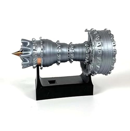 Hot Air Stirling Engine Motor Model,Stirling Engine Kit, Single-Cylinder Metal Stirling Engine External Combustion Engine Motor,DIY Hot Air Engine Gift of Air for Adults Desktop (Gray Gold) - color: Gray Gold