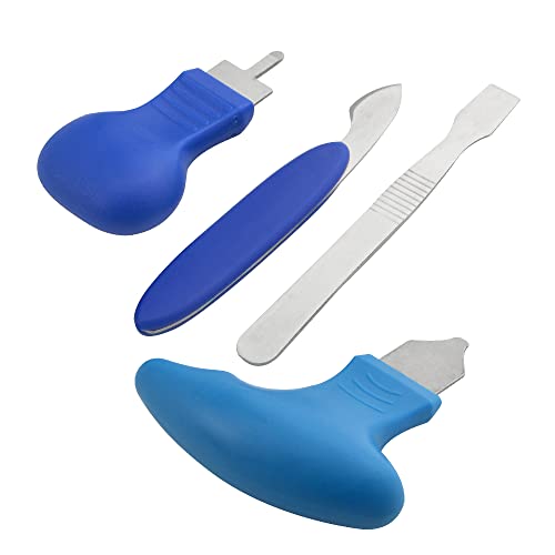 4Pack Model Separator Model Part Opener Basic Tool Set for Building Splitting Car Model Airplane Model (Blue) - color: Blue