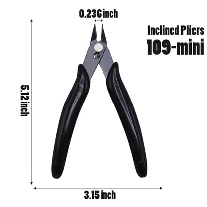 Model Tools Kit for 3D Metal Earth Puzzle Cutter,3pcs Professional Cone Shape Bending Assist Tools Clipper & Needle Nose Pliers & Straight-Head Tweezer for Cutting DIY Building Metal Jigsaw Assembling