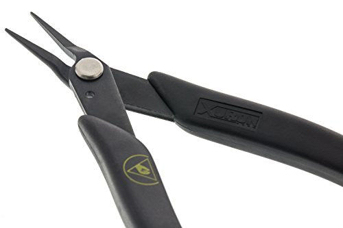 Xuron - 450AS Tweezer Nose Pliers - ESD Safe Grips - size: Static Control Grips