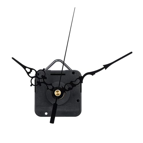 High Torque Quartz Clock Mechanism Replacement Movement Kit(Black) - color: Black