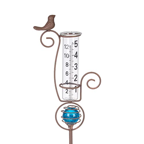 27'' Tall Rain Gauge Outdoor with Luminous Beads - color: Luminous Beads
