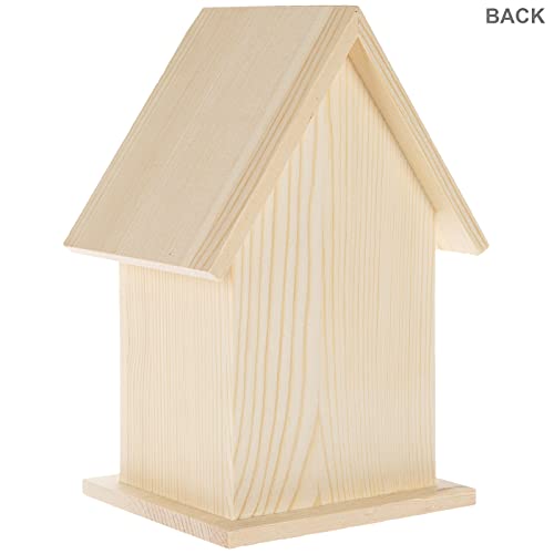 Hobby Lobby Woodpile Fun Unfinished Wood Birdhouse for Kids and Adults