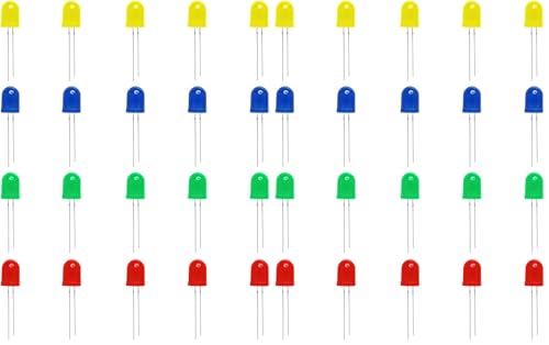 Gikfun 10mm LED Emitting Diodes Light Lamp Diffused F10 Round Led for Arduino (Pack of 40pcs) AE1258 - size: 20 Count (Pack of 2)