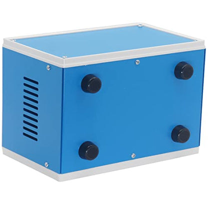 Zulkit Electronic Enclosures Blue Metal Enclosure Project Case DIY Box Junction Case Enclosure Preventive Case 8.3x7.1x5.5inch (210x180x140mm) - size: 8.3" x 7.1" x 5.5"