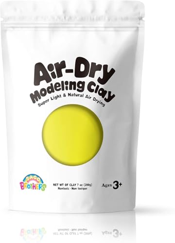 Sago Brothers Yellow Modeling Clay for Kids, 7 oz - color: yellow