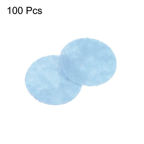 HARFINGTON 100pcs Round Felt Circles, 15mm 5/8" Pre Cut Felt Craft Pads Non-Woven Mini Felt Fabric Circles for DIY Sewing Handcraft Cut Projects Craft Finishing, Blue - color: Blue, size: 15mm