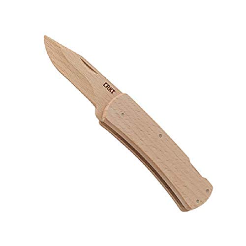 CRKT Nathan's Knife Kit Wood Folding Knife Craft Kit, 1032