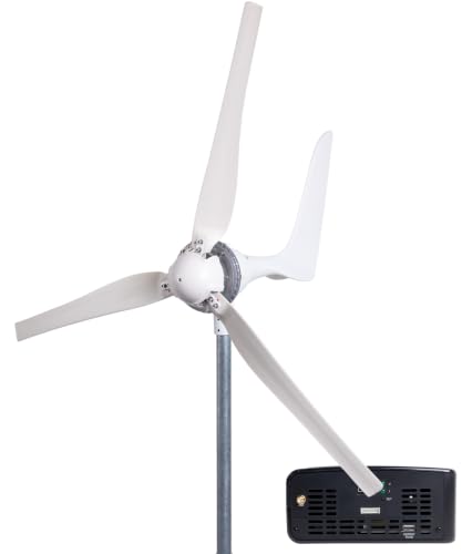 Automaxx Windmill 1500W 48V 60A Wind Turbine Generator kit. Includes MPPT Controller with App Control, Automatic and Manual Braking Features, and Spare Blades Set. Simple DIY Installation