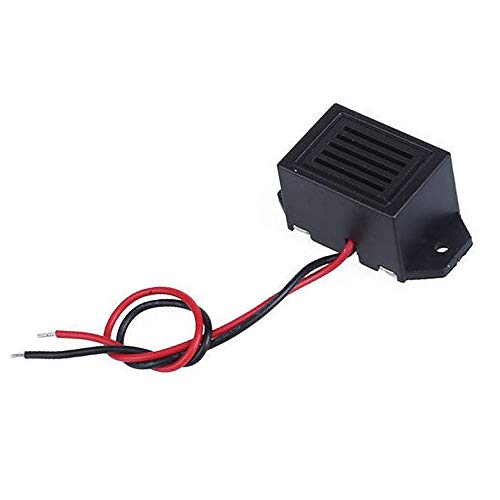 5PCS Mini Buzzers with Leads - 12V 400Hz Morse Code Mechanical Electronic Components