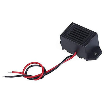 5PCS Mini Buzzers with Leads - 12V 400Hz Morse Code Mechanical Electronic Components