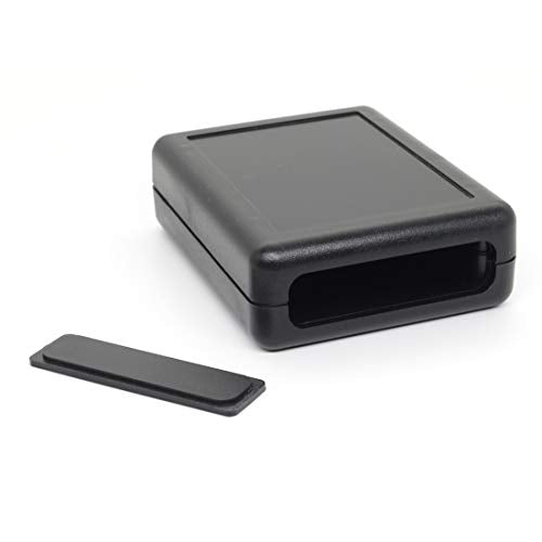LeMotech 5 Pieces ABS Plastic Electrical Project Case Power Junction Box, Project Box Black 3.5 x 2.8 x 1.1 inch (90 x 70 x 28 mm) - size: 3.5" x 2.8" x 1.1"(5pc)