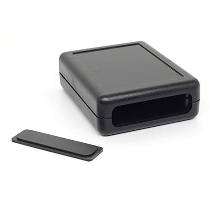 LeMotech 5 Pieces ABS Plastic Electrical Project Case Power Junction Box, Project Box Black 3.5 x 2.8 x 1.1 inch (90 x 70 x 28 mm) - size: 3.5" x 2.8" x 1.1"(5pc)