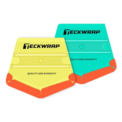 TECKWRAP Felt Squeegee for Vinyl Wrap Window Tint, V-Shape, Soft/Med - color: 2pcs V-shaped