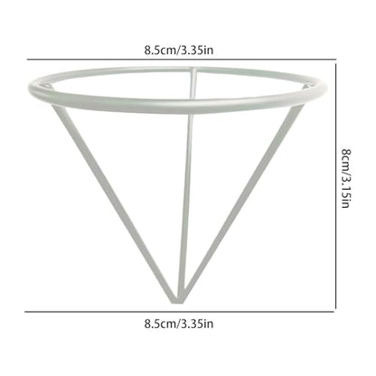 Avocado Growing Bracket Triangular Plant Root Germination Holder - color: Silver