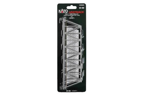 Kato N Scale 9-3/4" Truss Bridge, Gray
