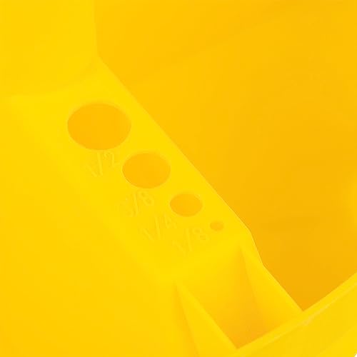 Bucket Boss - Bucket Stacker Small Parts Organizer, Bucket Organization (15051) , Yellow - size: 1 Count (Pack of 1)
