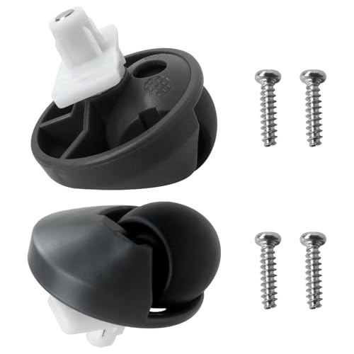 Universal Front Caster Wheel Replacement Kit - Dual Pack Compatible for Roborock Series Including S7/S7+/Q5/Q7 Max