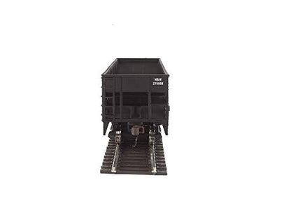 Walthers Trainline 40' Offset Quad Hopper with Metal Wheels Ready to Run N&W - style: Norfolk & Western (black; Block N&W, Hamburger Logo)
