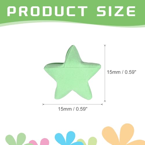 MECCANIXITY 136pcs Pre-made Origami Lucky Stars Paper Wishing Star Light Green for Best Wish Christmas Party Wedding Valentine's Day Girl Friends Gift - color: Light Green