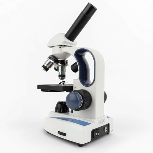 AmScope M158C-2L-E2 Compound Monocular Microscope, 2MP Camera - style: M158C-2L-E2