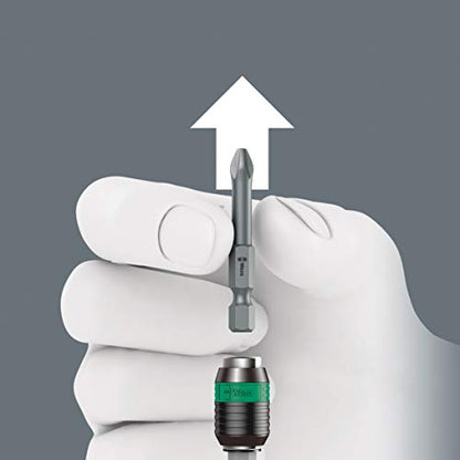Wera 05051493001 838 RA-R M BITHOLDING SCREWDRIVER WITH RATCHET FUNCTIONALITY, 1/4", 1/4" X 123.5 MM