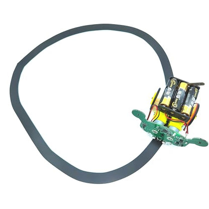 Line Following Robot Kit Smart Robot Assembly Project Kit Obstacle Avoidance Robot with Music DIY Kit Educational Robot Toy, Medium