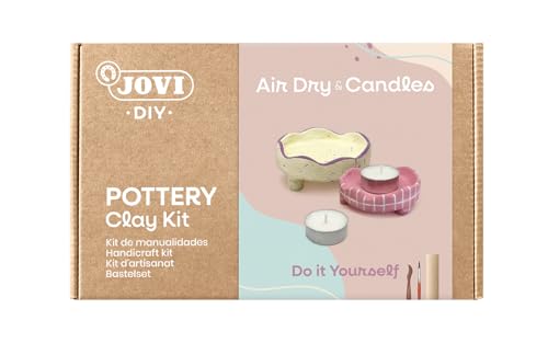 Jovi - DIY Air Dry Kit - Candles Gift Pottery Kit for Adults - color: Candles