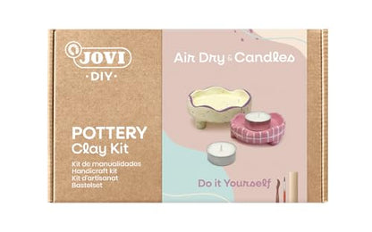Jovi - DIY Air Dry Kit - Candles Gift Pottery Kit for Adults - color: Candles