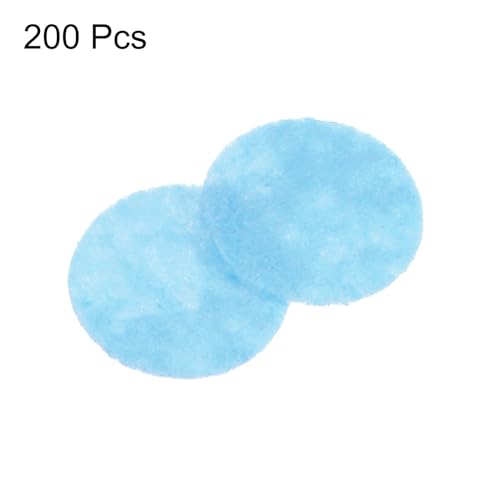 HARFINGTON 200pcs Round Felt Circles, 15mm 5/8" Pre Cut Felt Craft Pads Non-Woven Mini Felt Fabric Circles for DIY Sewing Handcraft Cut Projects Craft Finishing, Blue - color: Blue, size: 15mm