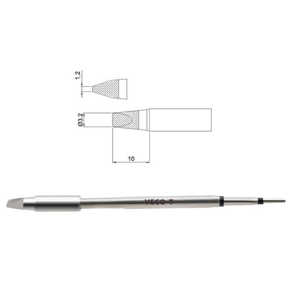 C245-D32 Soldering Iron Tips,Compatible with T245 Soldering Station,Ideal for Repair Mobile Phone Motherboard Watch - style: C245-D32