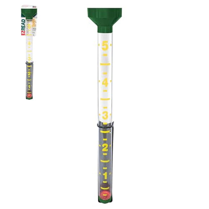 Headwind EZRead 26” Giant Professional Outdoor rain Gauge, USA Made Heavy Duty All Weather Freeze Proof mountable with Float, Hunter Green (820-0019) - color: Hunter Green, size: 26-Inch