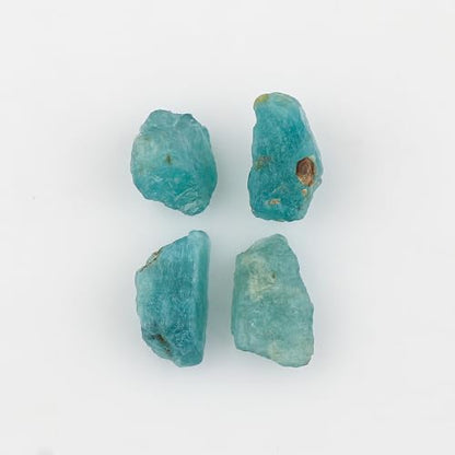 CRYSTALIS AA+ Assorted 4pcs Natural Grandidierite Loose Gemstone Wholesale Bulk Rough Jewelry Making Supply, Chakra & Healing Raw Stones, Wire Wrapping, DIY, Gem Collection, 10-18mm
