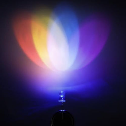 EBOOT 100 Pcs Clear Light Emitting Diodes Bulbs LED Lamp,5mm,Multicolor 01 - color: Rgb Multicolor Slow Blinking