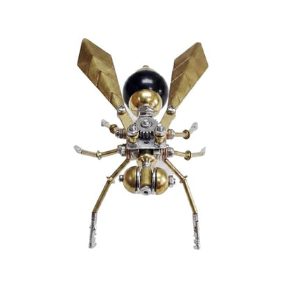 3D Metal Puzzle Model Mechanical Kits for Adults Teens Steampunk Hornet Insect 140+ Parts 2-3 Hours Build Assembly Cool Desk Decor Christmas & Birthday Gift for Men (Hornet) - style: Hornet