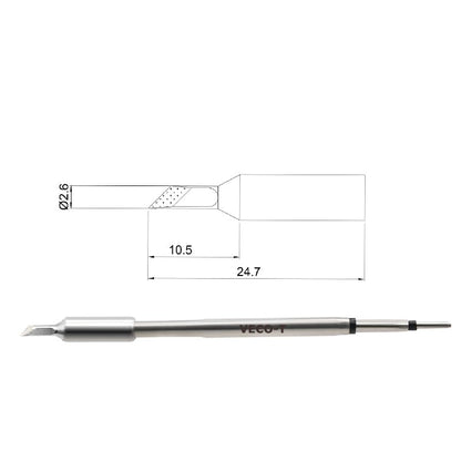 C245-KU Soldering Iron Tips,Compatible with JBC T245 Soldering Station,Ideal for Repair Mobile Phone Motherboard Watch - style: C245-KU
