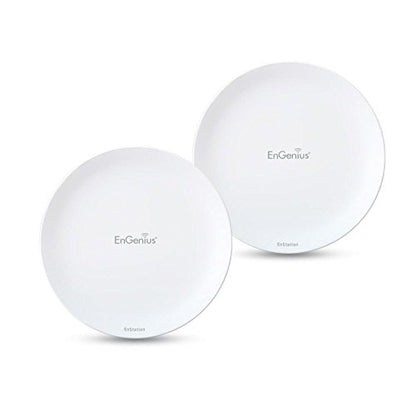 EnGenius Technologies Wi-Fi 5 Outdoor AC867 5Ghz Wireless Access Point/Client Bridge, Long Range, PTP/PTMP, IP55, 26dBm Transmit Power with 19dBi Directional Antennas, GigE Port (EnStation5-AC Kit) - size: 2-PACK KIT, style: AC-Lite