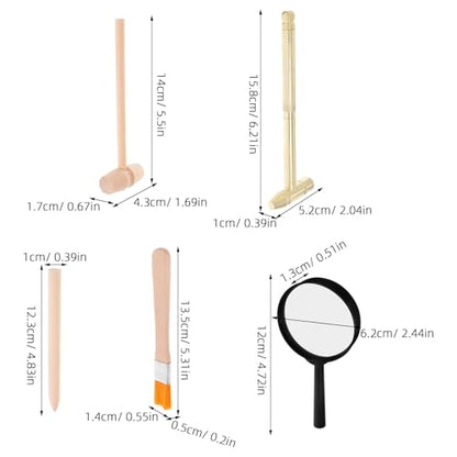 5 Pcs Kids Archaeology Digging Tool Set