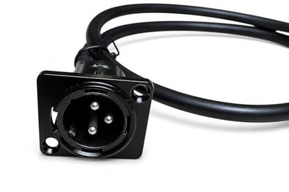 DIYTECH XLR Pass Through Cable, Male to Female, Solderless