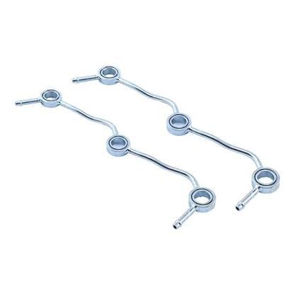 IEQFUE 2PCS Fuel Overflow Return Pipe 16261-42502 Compatible with Kubota Engine D905 D1005 D1105 D1305
