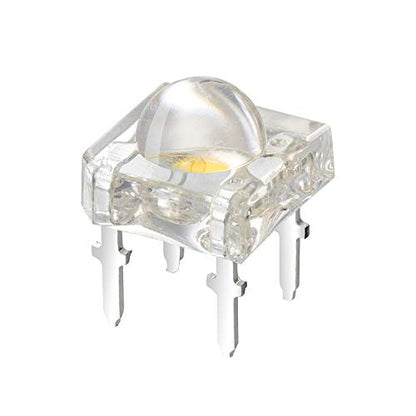 CHANZON 100 pcs 5mm Piranha Superflux Warm White LED Lights (DC 3V 20mA) - color: F) Warm White (100pcs)