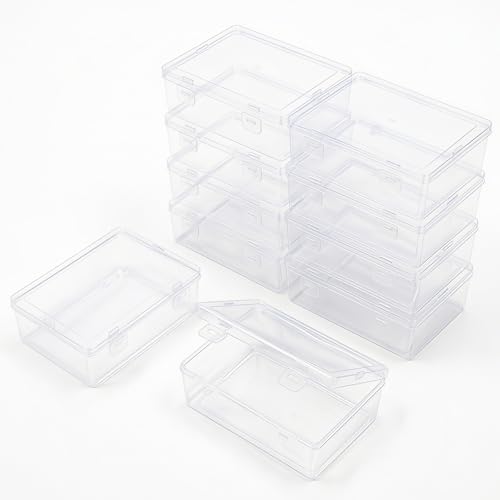 Rectangular Clear Plastic Storage Containers, 5x3.46x1.69in - size: 5 x 3.46 x 1.69 inch