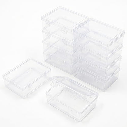 Rectangular Clear Plastic Storage Containers, 5x3.46x1.69in - size: 5 x 3.46 x 1.69 inch