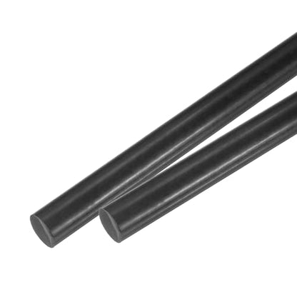 MECCANIXITY ABS Plastic Rod 16mm x 400mm Black Pack of 2 Pcs - color: Black, size: 16mm x 400mm