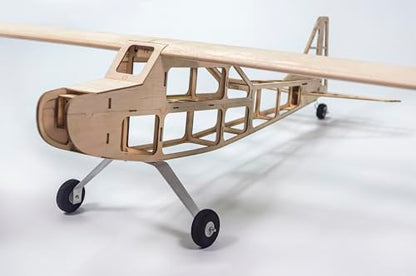Balsa Wood Airplane Kits T05 Vogee-08 Training Plane, 32" Wingspan Laser Cut Unassembled Flying Model Aircraft to Build, DIY RC Airplane Kit for Adults (KIT Only) - color: Kit Only
