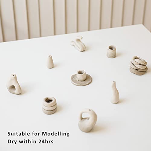 ReArt Natural Air-Dry Clay, for Sculpting, Wheel Throwing, Hand Building, All-Purpose Modeling Clay 10lbs for Sculpting (Terracotta 10LBs) - color: Terracotta 10LBs
