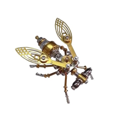 Steampunk Drosophila Insect 3D Metal Puzzle Model Mechanical Kits 2-3 Hours to Build DIY Assembly for Men Ideal for Gifts and Decorations (Drosophila melanogaster) - style: Drosophila melanogaster