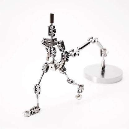DIY Stop Motion Armature Kits, Metal Puppet Figure Skeletons Metal for Character Design Creation/Ready Studio Armature Kits for Stop Motion Animation,18CM - size: 18CM