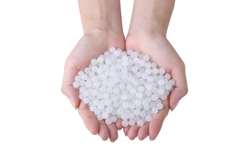 500Pcs White Round Glass Beads 8mm for Necklaces - color: White, size: 8mm 500pcs